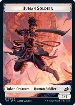 Human Soldier token | Ikoria