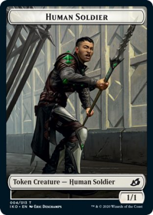 Human Soldier token | Ikoria