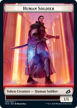 Human Soldier token | Ikoria