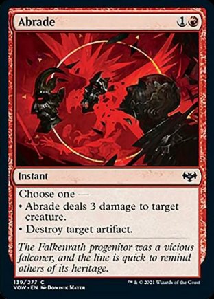 Abrade | Innistrad Crimson Vow