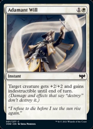 Adamant Will | Innistrad Crimson Vow