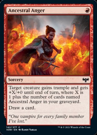 Ancestral Anger | Innistrad Crimson Vow