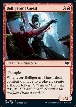 Belligerent Guest | Innistrad Crimson Vow