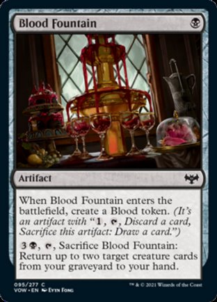 Blood Fountain | Innistrad Crimson Vow