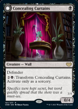 Concealing Curtains | Innistrad Crimson Vow