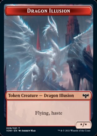 Dragon Illusion token | Innistrad Crimson Vow