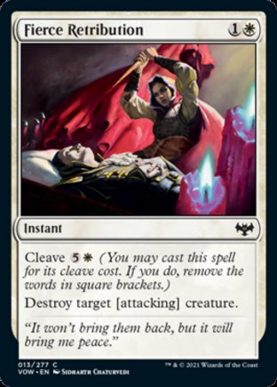 Fierce Retribution | Innistrad Crimson Vow