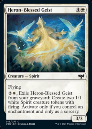 Heron-Blessed Geist | Innistrad Crimson Vow