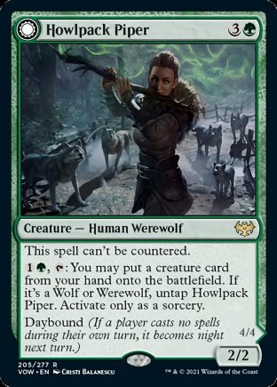 Howlpack Piper | Innistrad Crimson Vow