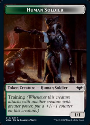 Human Soldier token | Innistrad Crimson Vow