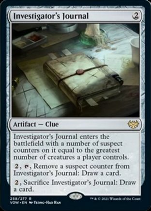 Investigator’s Journal | Innistrad Crimson Vow