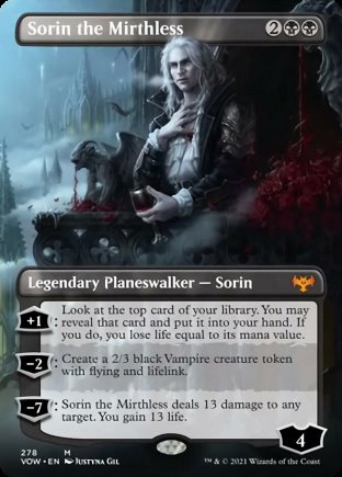 Sorin the Mirthless | Innistrad Crimson Vow