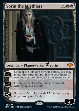 Sorin the Mirthless | Innistrad Crimson Vow