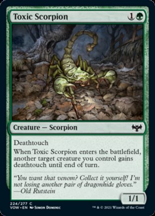 Toxic Scorpion | Innistrad Crimson Vow