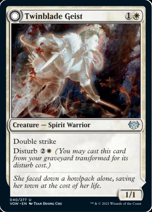 Twinblade Geist | Innistrad Crimson Vow