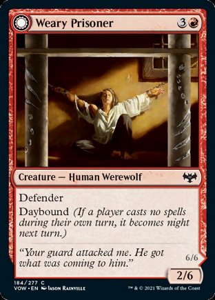 Weary Prisoner | Innistrad Crimson Vow