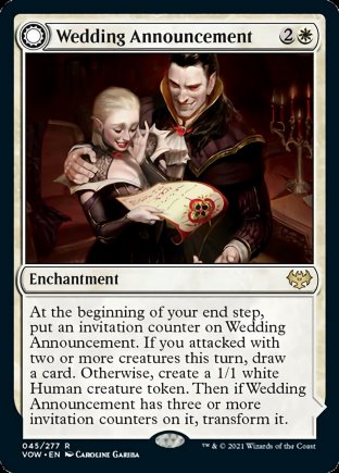 Wedding Announcement | Innistrad Crimson Vow