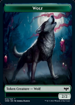 Wolf token | Innistrad Crimson Vow