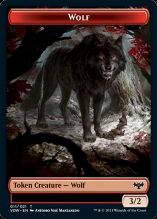 Wolf token | Innistrad Crimson Vow