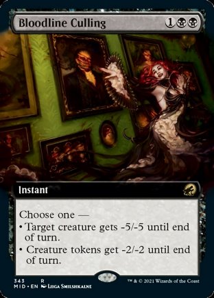 Bloodline Culling | Innistrad Midnight Hunt