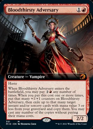 Bloodthirsty Adversary | Innistrad Midnight Hunt