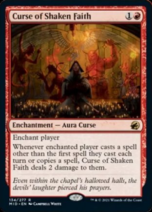 Curse of Shaken Faith | Innistrad Midnight Hunt