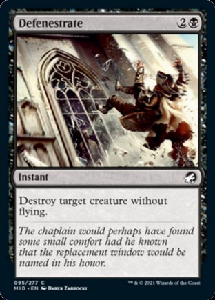 Defenestrate | Innistrad Midnight Hunt