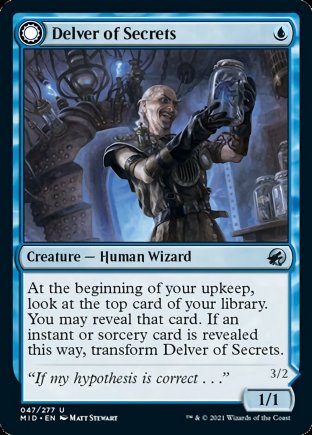 Delver of Secrets | Innistrad Midnight Hunt