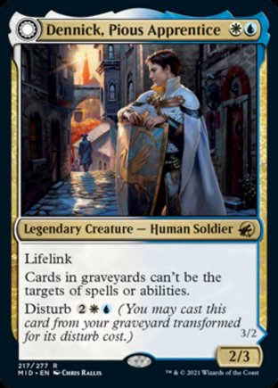 Dennick, Pious Apprentice | Innistrad Midnight Hunt