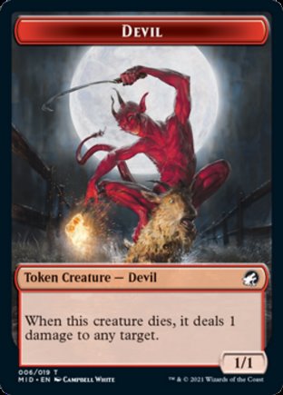 Devil token | Innistrad Midnight Hunt