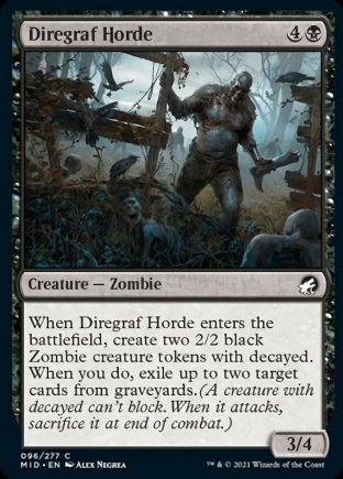 Diregraf Horde | Innistrad Midnight Hunt