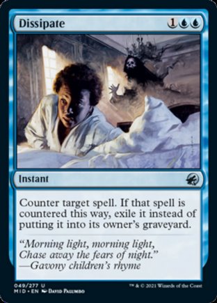 Dissipate | Innistrad Midnight Hunt