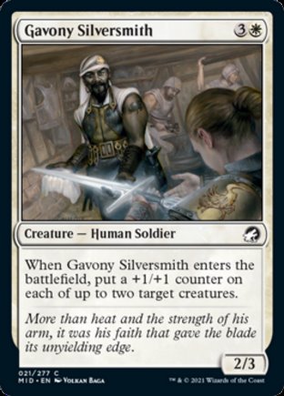 Gavony Silversmith | Innistrad Midnight Hunt