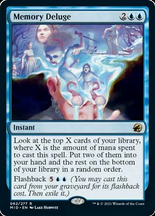 Memory Deluge | Innistrad Midnight Hunt