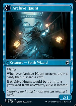 Overwhelmed Archivist | Innistrad Midnight Hunt