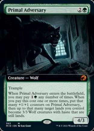 Primal Adversary | Innistrad Midnight Hunt