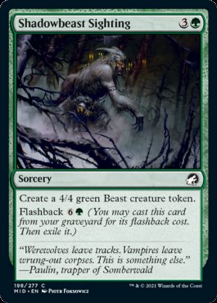 Shadowbeast Sighting | Innistrad Midnight Hunt