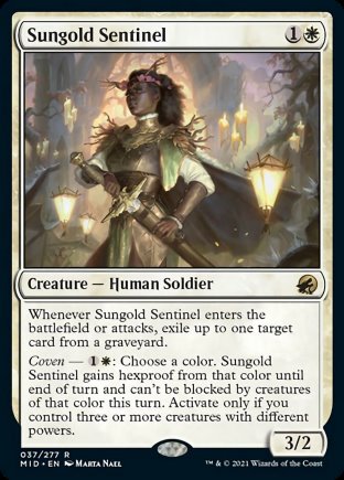 Sungold Sentinel | Innistrad Midnight Hunt