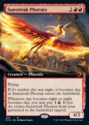 Sunstreak Phoenix | Innistrad Midnight Hunt