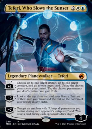 Teferi, Who Slows the Sunset | Innistrad Midnight Hunt