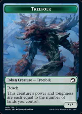 Treefolk token | Innistrad Midnight Hunt