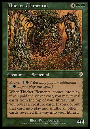 Thicket Elemental | Invasion