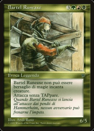 Bartel Runeaxe | Italian Legends