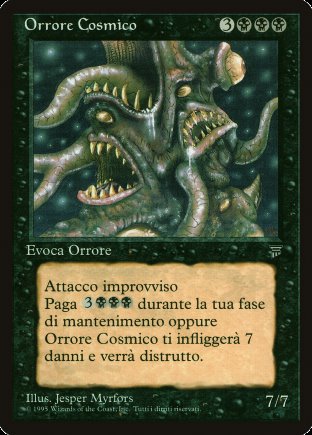 Cosmic Horror | Italian Legends