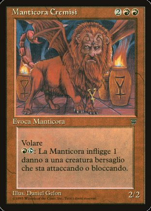 Crimson Manticore | Italian Legends