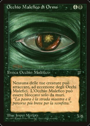 Evil Eye of Orms-By-Gore | Italian Legends