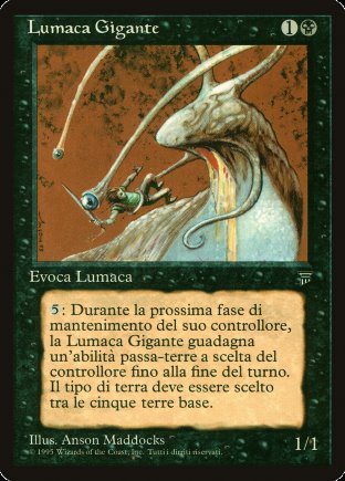 Giant Slug | Italian Legends