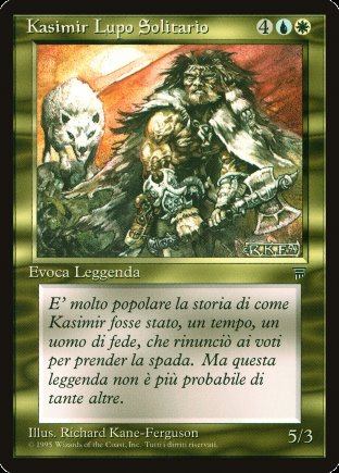 Kasimir the Lone Wolf | Italian Legends