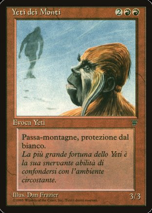 Mountain Yeti | Italian Legends
