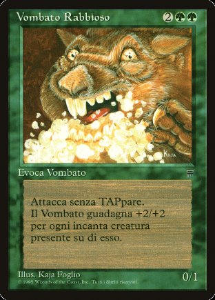 Rabid Wombat | Italian Legends